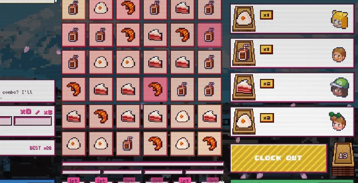 Filling a customer order